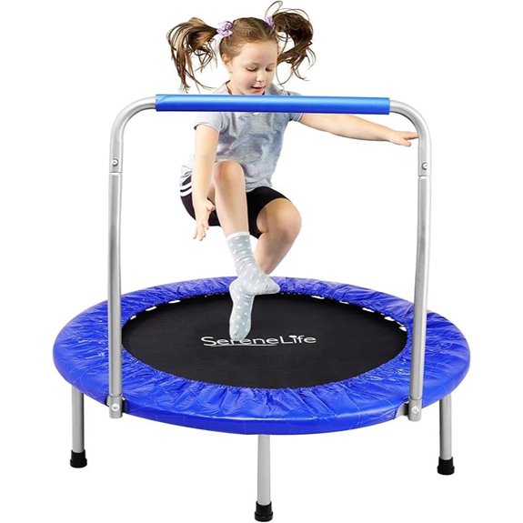compact foldable trampoline for all