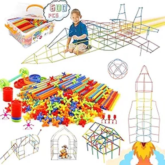 Straw Constructor STEM Building Toy Set for Kids