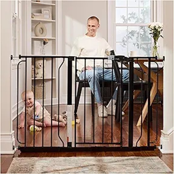 Regalo Easy Step Baby Gate with Extensions and Mounts