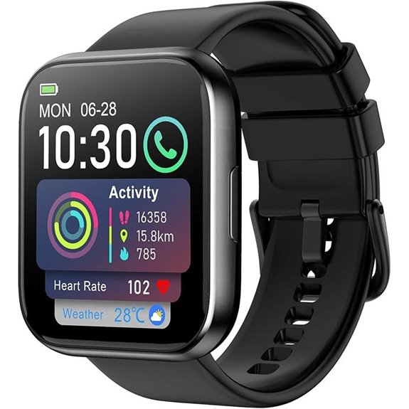 Smartwatch for Men Women with Fitness & Heart Rate