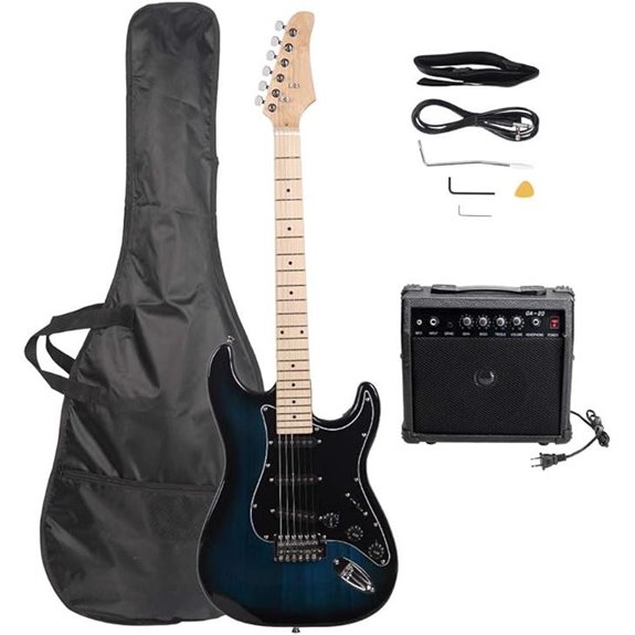 GLARRY Full Size Electric Guitar with Amp & Accessories