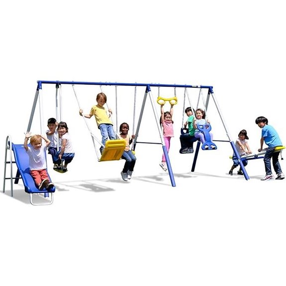 Sportspower Super 9 Metal Outdoor Swing Set
