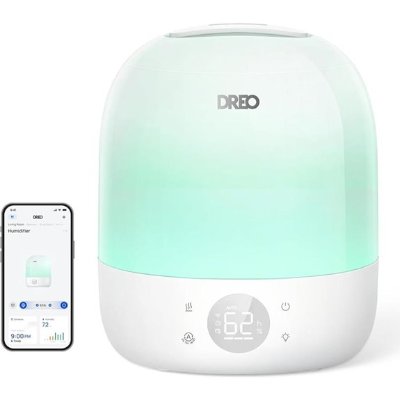 DREO 409S Humidifier with Night Light and Sleep Mode