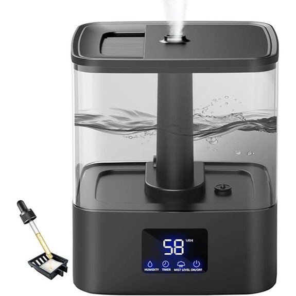 KZF 4L Cool Mist Humidifier with Timer and Oil Tray