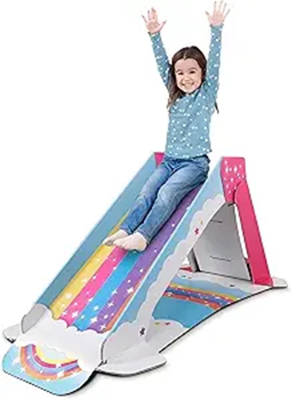 Pop2Play Indoor Toddler Playground with Cardboard Slide