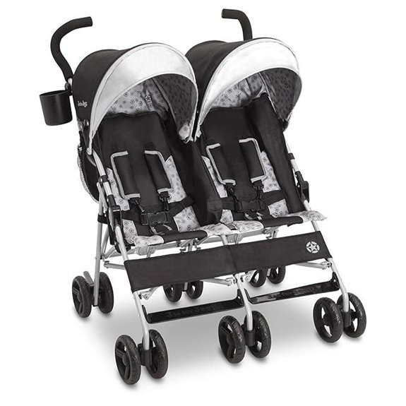 Jeep Scout Double Stroller Charcoal Galaxy