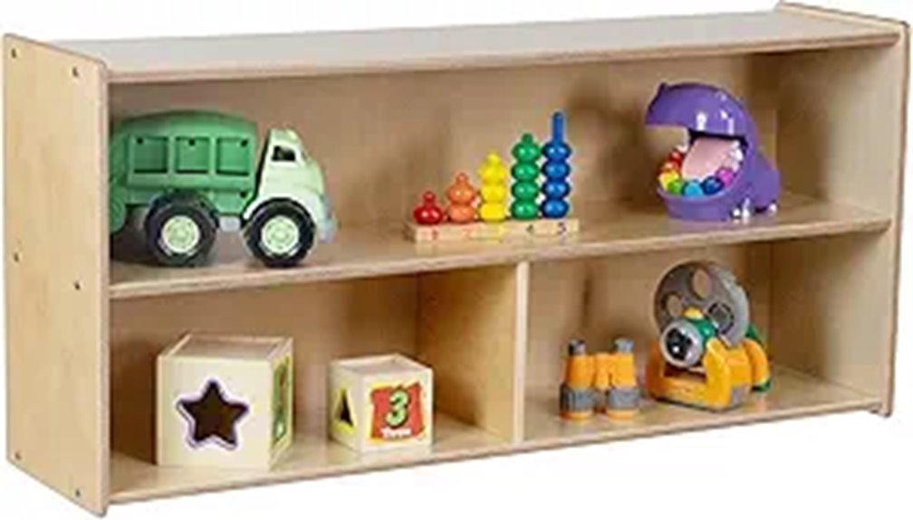 2-Shelf Kids Bookshelf & Toy Organizer