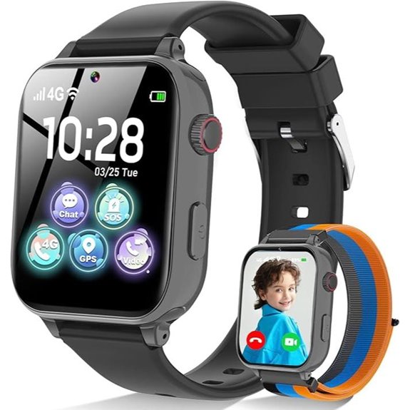 Kids 4G GPS Smart Watch with Call & Voice Chat