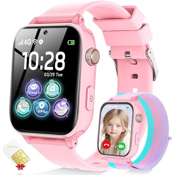 Kids 4G GPS Smartwatch with Calling & SOS