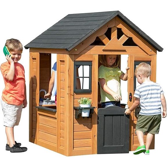 Backyard Discovery Sweetwater Kids Playhouse with Accessories