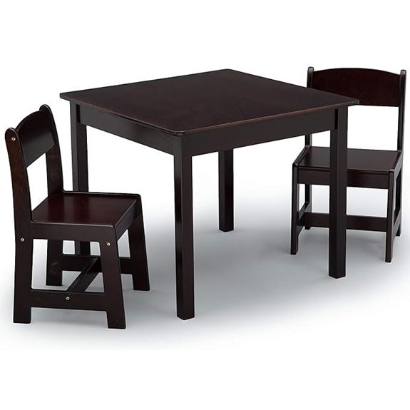 Delta Children MySize Kids Wood Table & Chairs Set
