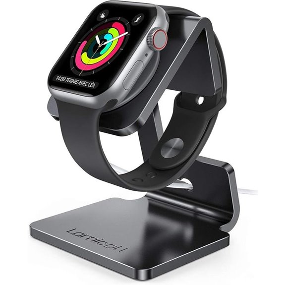 Lamicall Apple Watch Stand with Magnetic Charger