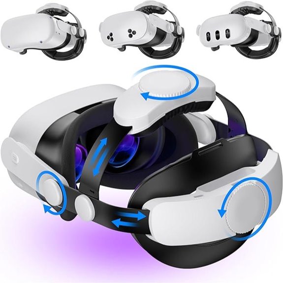 Kawaye Meta Quest 3/2/3 Head Strap with Support Pads