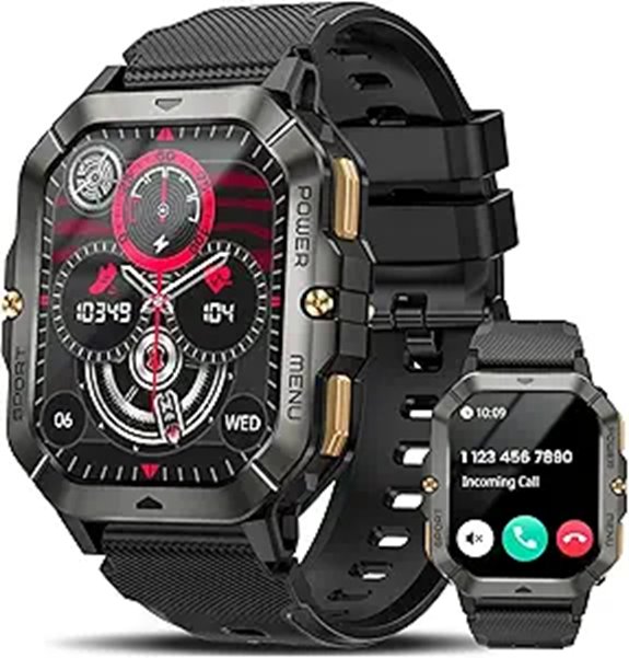 Military Men’s Smart Watch with Call Function