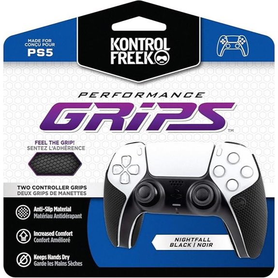 KontrolFreek PS5 Controller Grips (Nightfall Black)