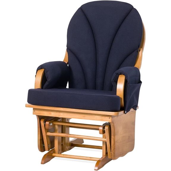 Foundations Lullaby Wood Glider Rocker for Nursery
