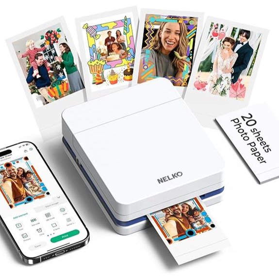 Nelko PP01 Portable Inkjet Photo Printer for Smartphones