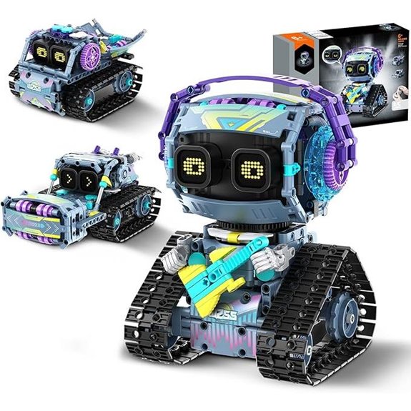 Robot Building Kit with Remote Control (433 Pieces)