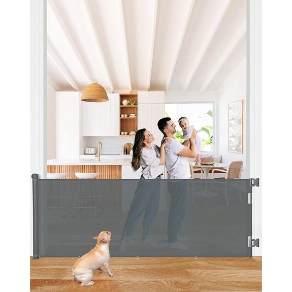 COMOMY 118 Retractable Baby & Pet Gate