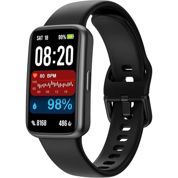 Fitness Tracker Smart Watch with Heart Rate & Sport Modes