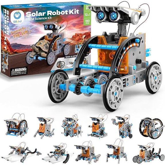 Sillbird 12-in-1 Solar Robot Building Kit for Kids