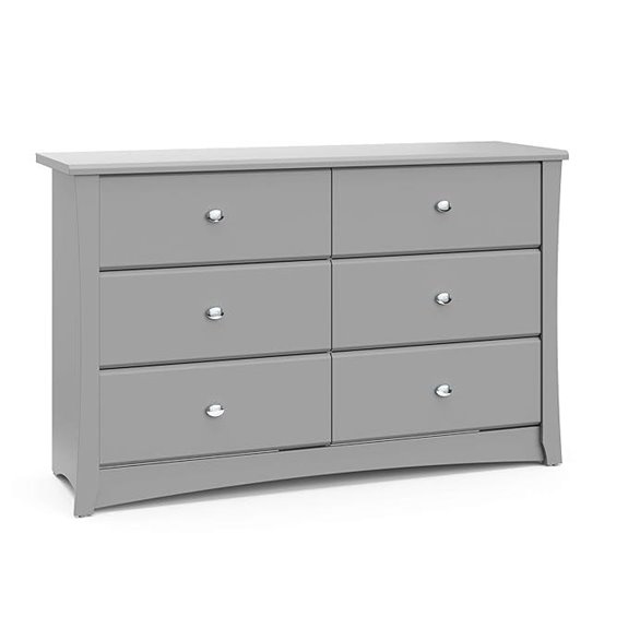 Storkcraft Crescent 6-Drawer Dresser GREENGUARD Gold