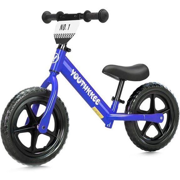 12-Inch Toddler Balance Bike with Adjustable Seat