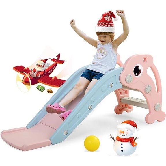 3-in-1 Toddler Slide and Playset