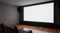 top fixed frame projector screens