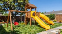 top large backyard swing sets