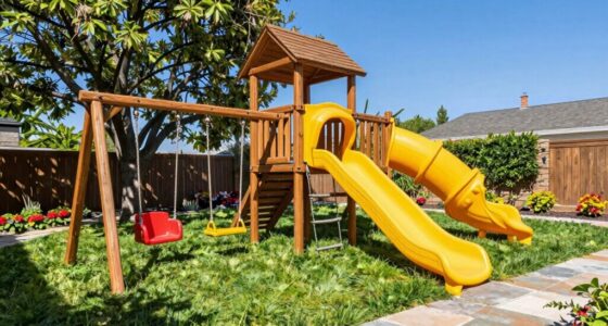 top large backyard swing sets