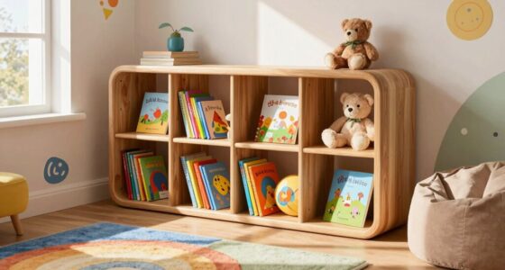 top wooden kids bookshelves