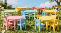 top wooden kids table sets