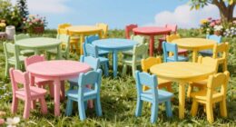 top wooden kids table sets