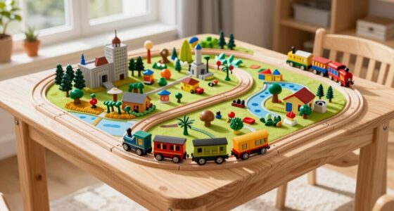 top wooden train tables