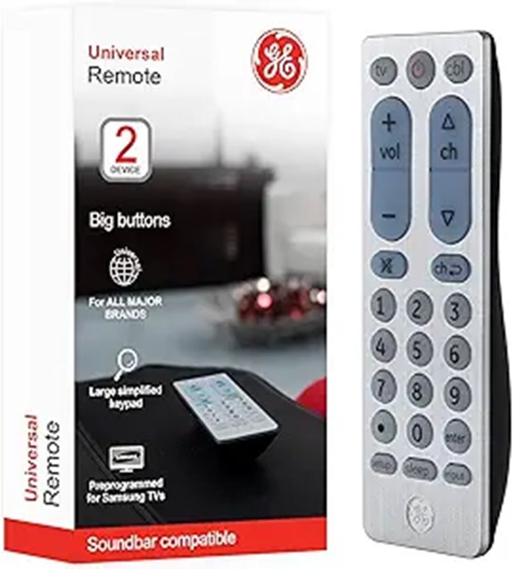 GE Universal Remote for Smart TVs and Streaming Devices