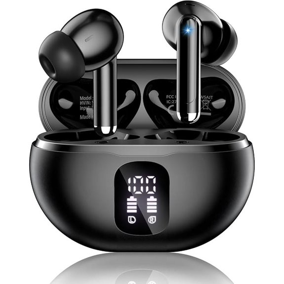 Wireless Bluetooth Earbuds with Deep Bass and Waterproof