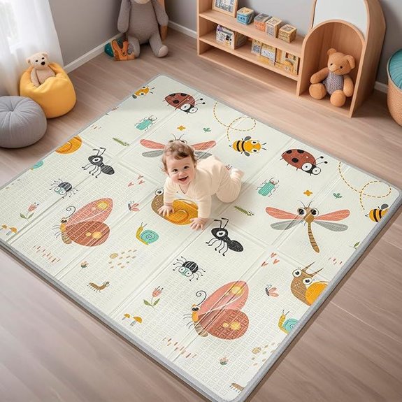 Piglog Waterproof Foldable Baby Play Mat