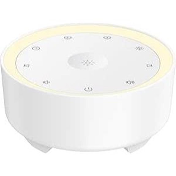 Kipcush White Noise Machine with Night Light