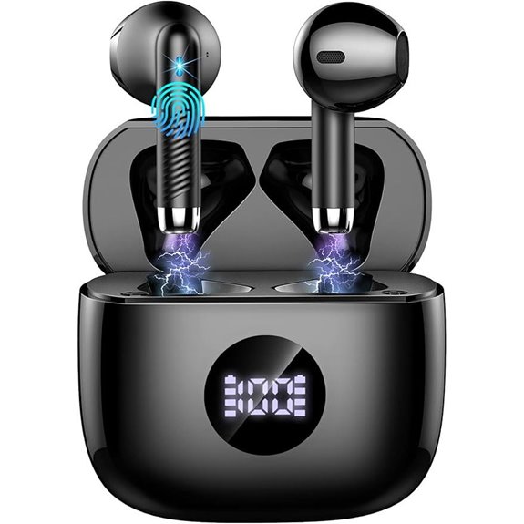 Wireless Bluetooth Earbuds with Noise Cancelling Mic