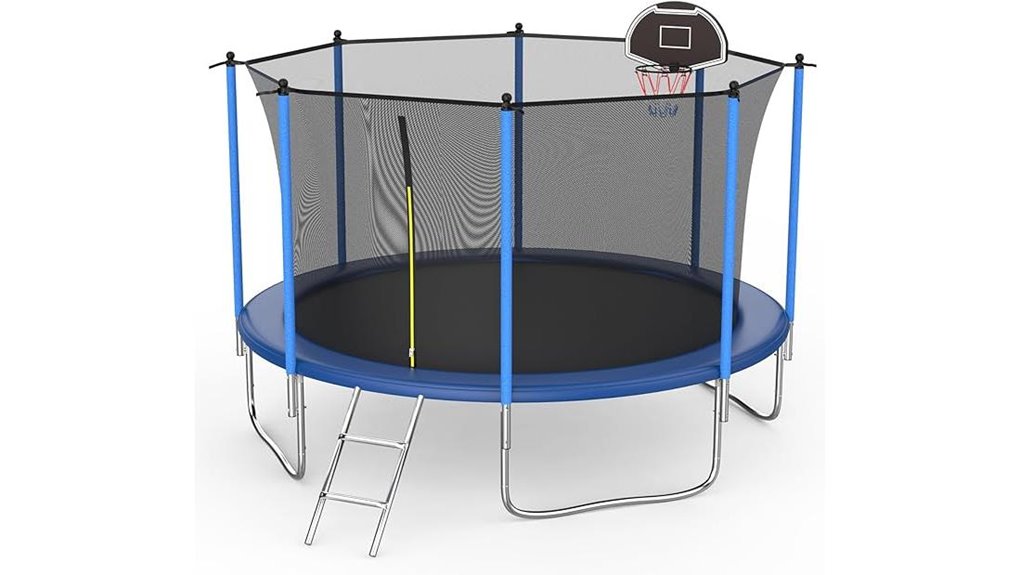 16ft trampoline with safety