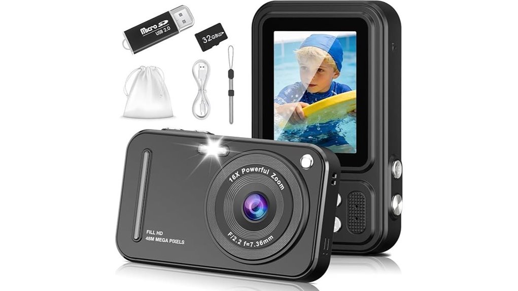 48mp kids digital camera