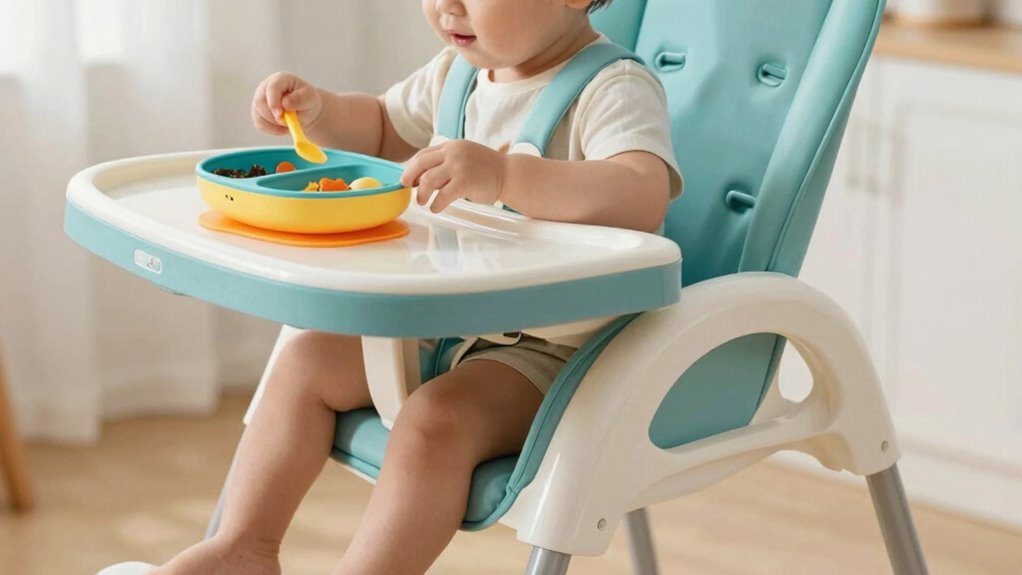 adjust high chair for posture
