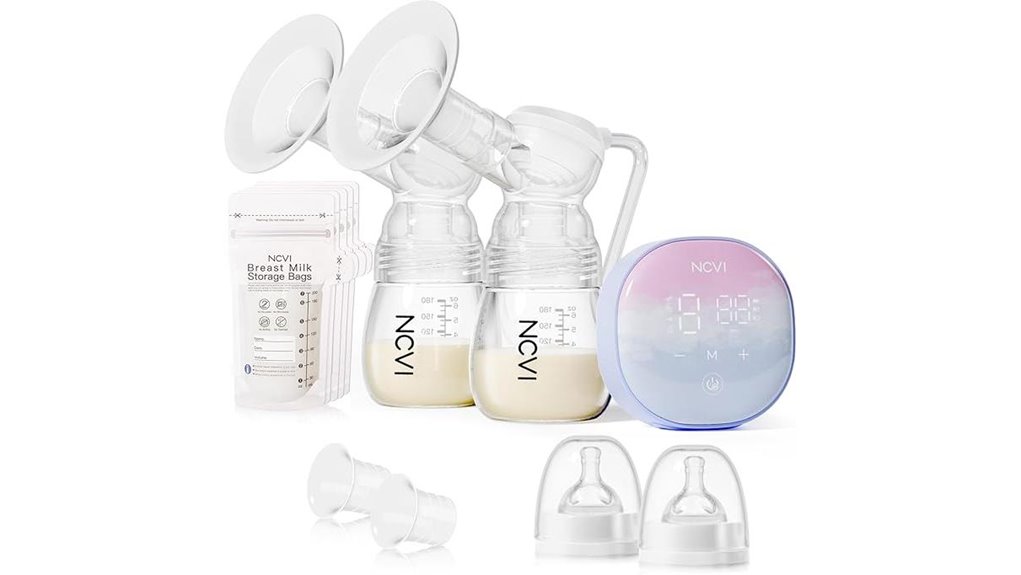 adjustable double electric pump