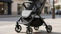 adjustable footrest strollers