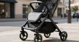 adjustable footrest strollers