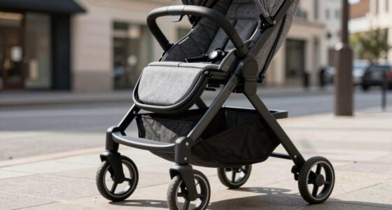 adjustable footrest strollers