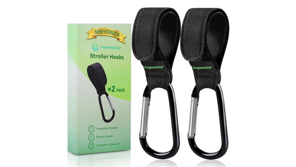 adjustable stroller hooks