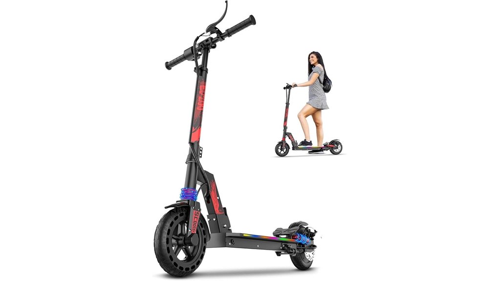 adult dual suspension scooter