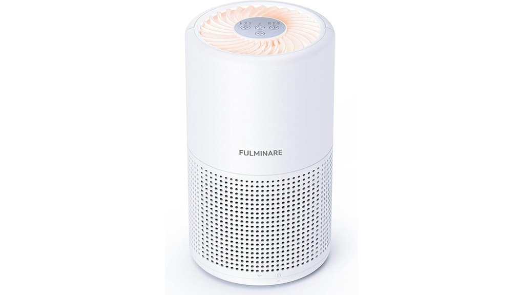 air purifier with night light